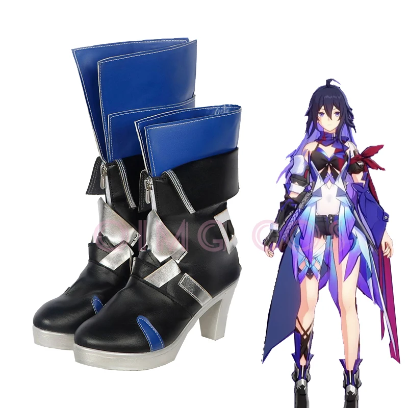 Sapatos para cosplay anime masculino, Honkai Star Rail, jogo de Halloween, estilo chinês