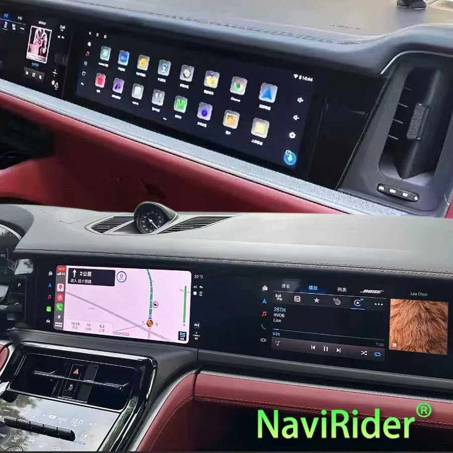Co-Pilot Smart Screen For Porsche Panamera 2024 Mounted Display Screen Multimedia Video Player Entertainment System Monitor
