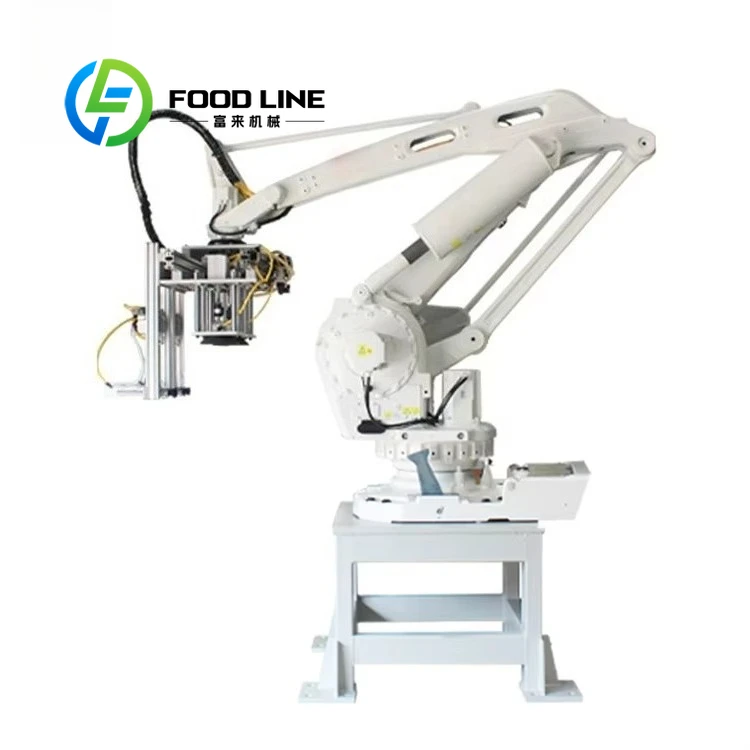 Hot Selling Bag Palletizer for Rice Cement Wood Pellets Bag/Carton/Bottles Robot/Robotic Palletizing Machine Packaging Line