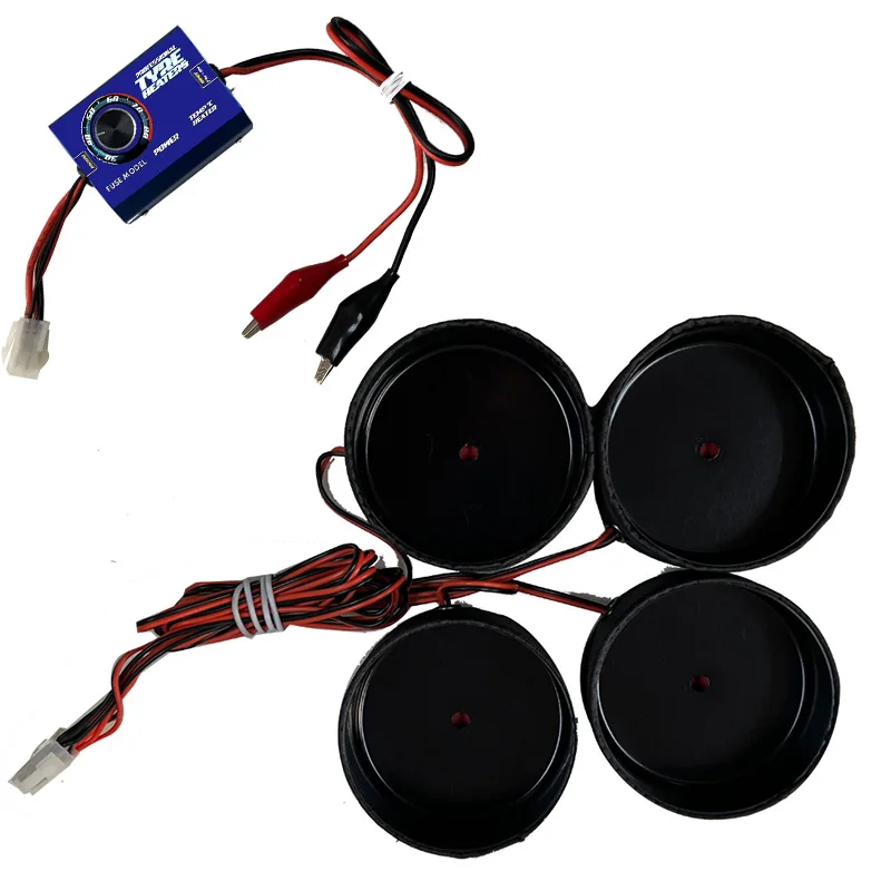 7.2~13.8V Power 1:10 R/C Tyre Warmer Set Tire Heater Cup with Temperature Control Box for R/C Touring Car Tyres RC Car Parts