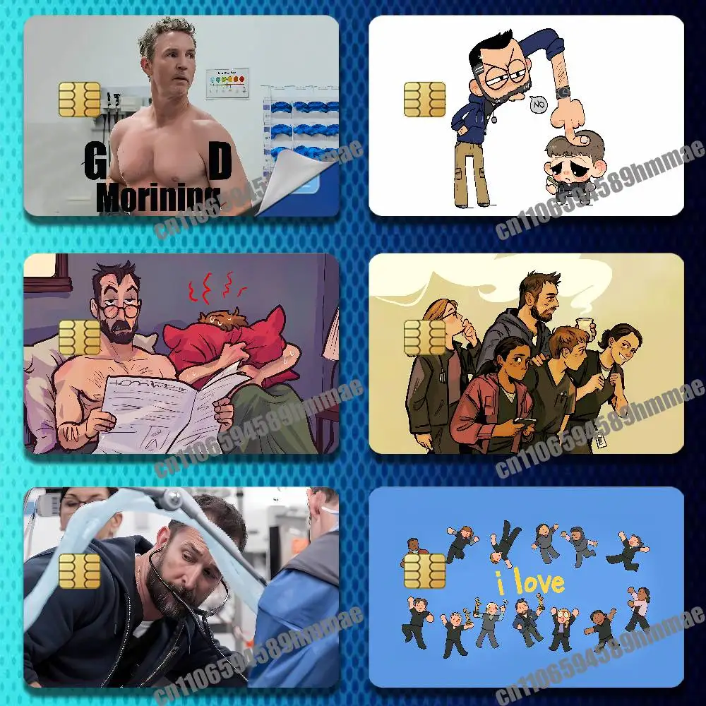 

For Michael Robby Robinavitch The P-Pitt Sticker Paper Skin ID Bank Credit Film Self-adhesive Card Cover Decoration