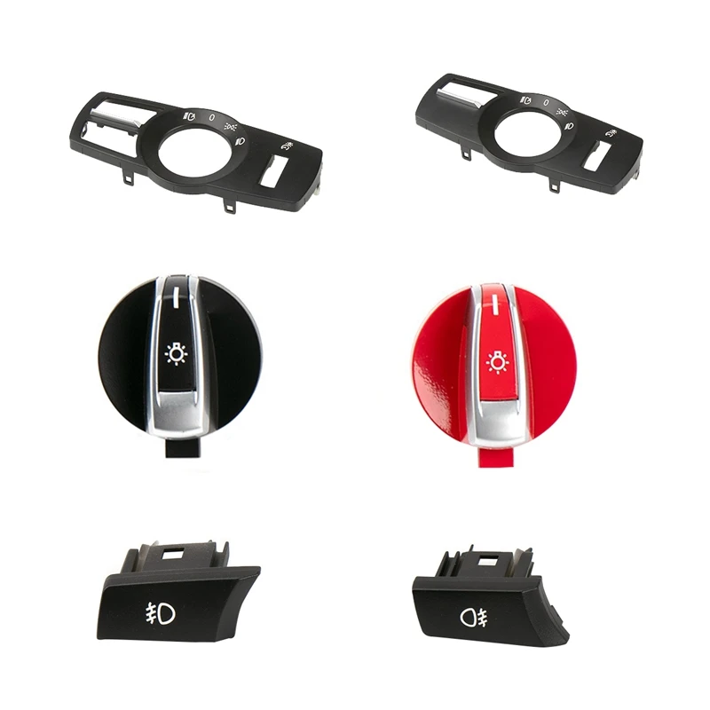 

Car Headlight Switch Cover Headlight Adjustment Panel For BMW 5 Series 7 Series 61319192744 Interior Modification, F Replacement