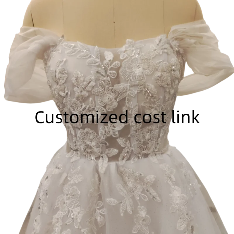 

Appliques Vestido De Noiva Simple Vestidos De Novia Short Sleeve Wedding Dresses Lace Robe De Mariée
