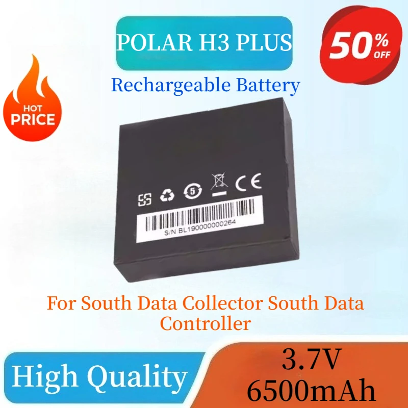 Brand New High Quality Replaceable Battery 3.7V 6500mAh POLAR H3 PLUS For South Data Collector South Data Controller