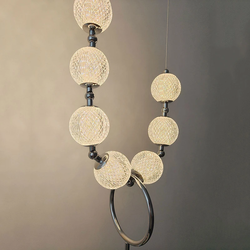 Modern home decoration crystal chandelier, stair Pendant lamp, living room Pendant lights, interior lighting