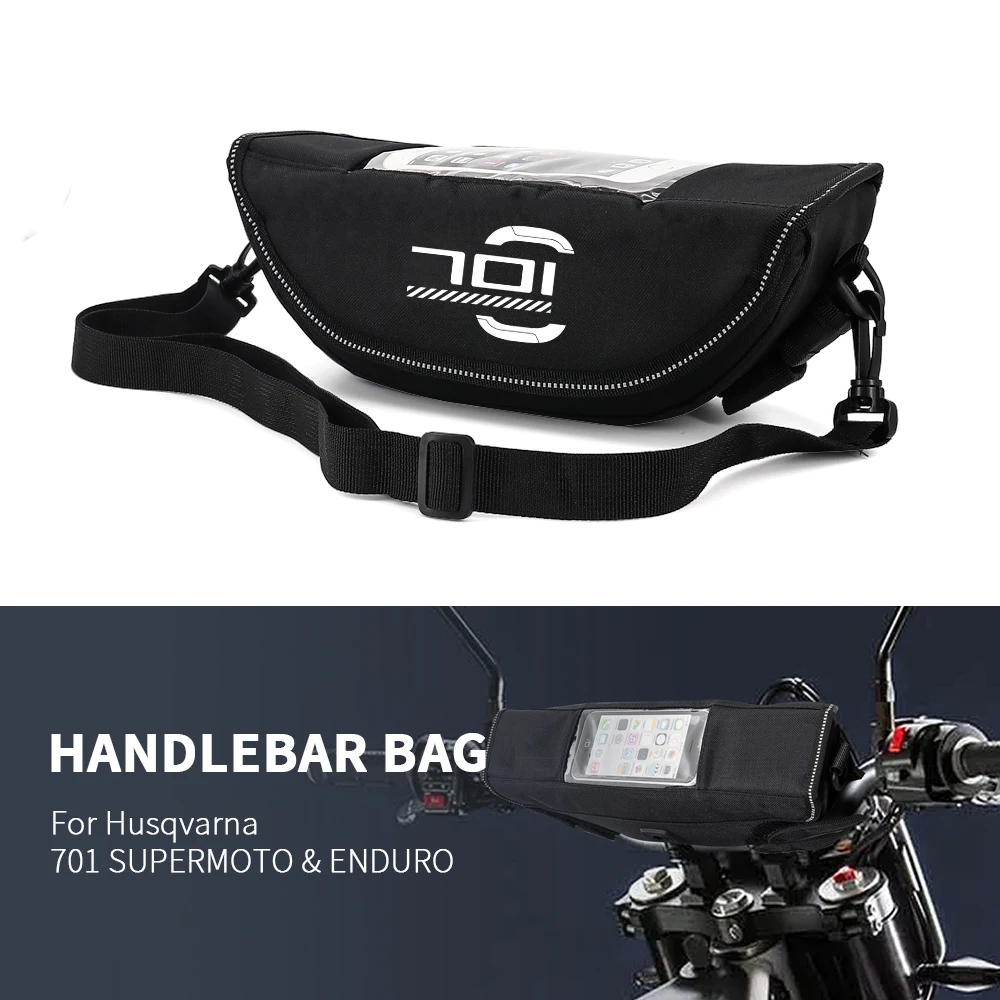 

Motorcycle Accessories Waterproof Bag Storage Handlebar bag Travel Tool bag For Husqvarna 701 SUPERMOTO & ENDURO