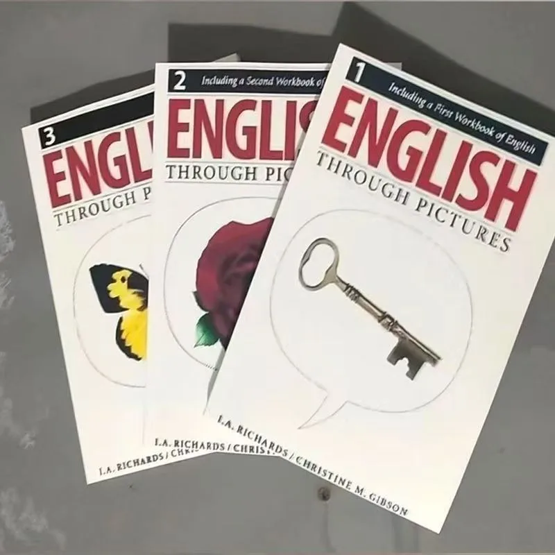 

Textbook English through pictures English picture speaking, listening, speaking, reading, writing concentrated practice