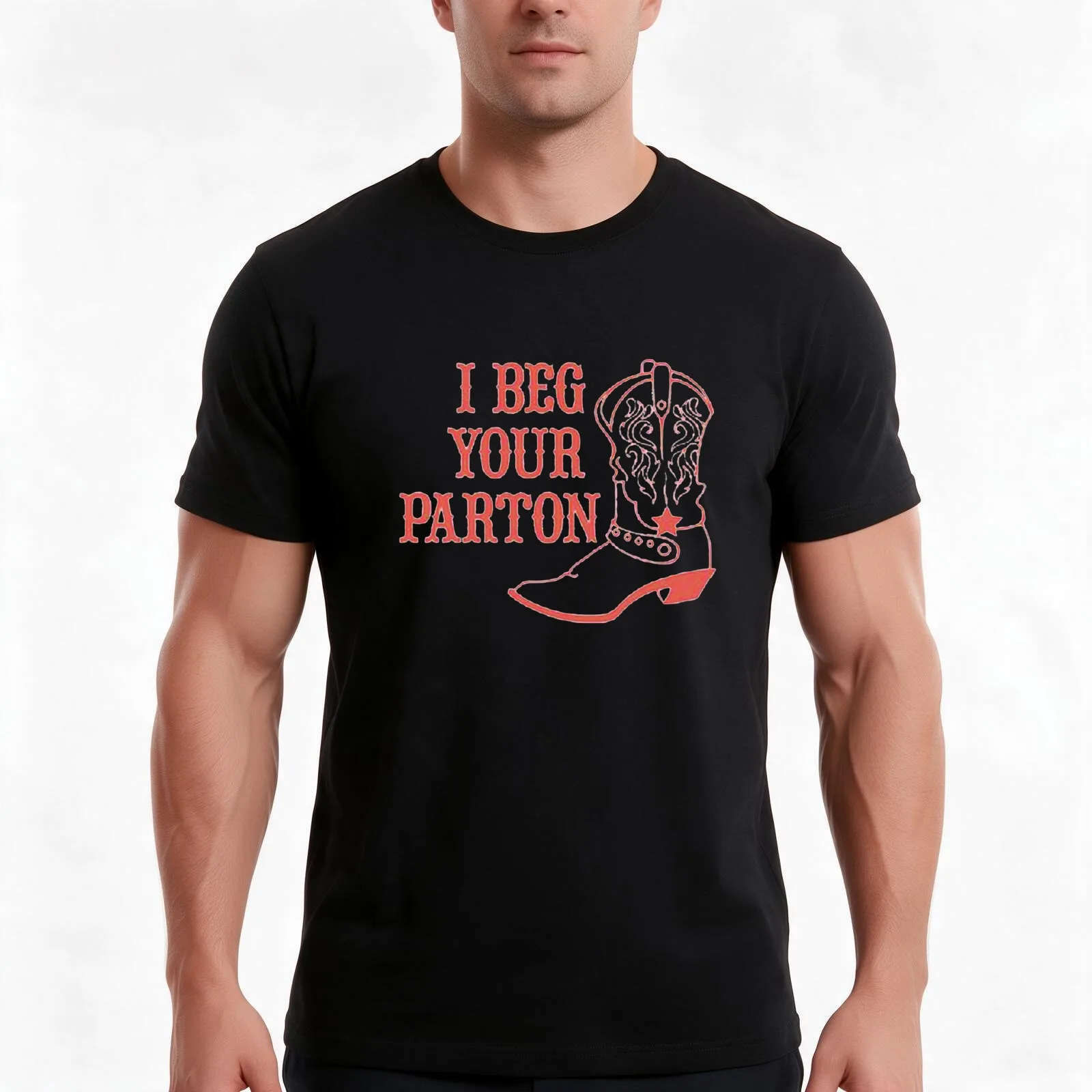 I Beg Your Parton T-Shirt Summer Casual Cotton Tee Oversized Streetwear Tops Vintage Graphic Print Loose Fit Short Sleeve