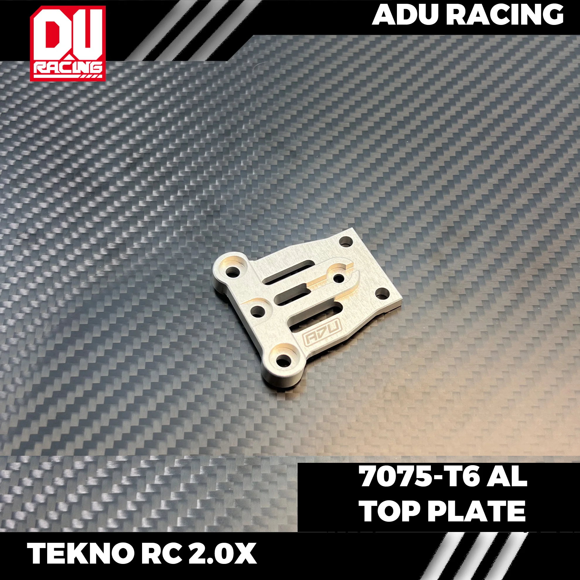 

ADU RACING 7075-T6 ALU FRONT BRACE MOUNT TOP PLATE FOR TEKNO RC 2.0X MT48 ET48 EB48