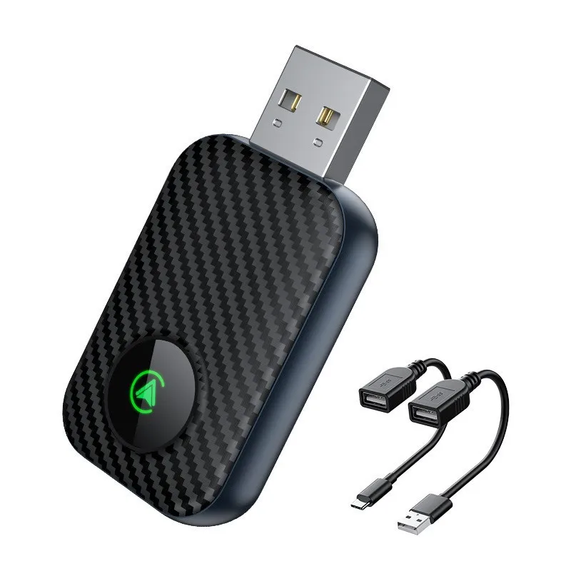 2026 New Smart Car Box USB Wireless Carplay Compatible with iPhone and Android Android Auto Adapter Box