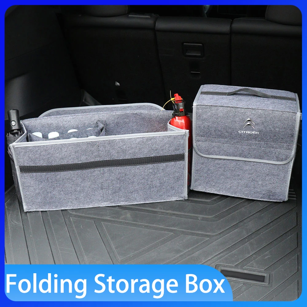 

Car Storage Bag Folding Travel Tidying Box Trunk Tools Case For Citroen C1 C2 C3 C4 C5 C6 C8 C4L DS3 DS4 DS5LS DS6 Accessories