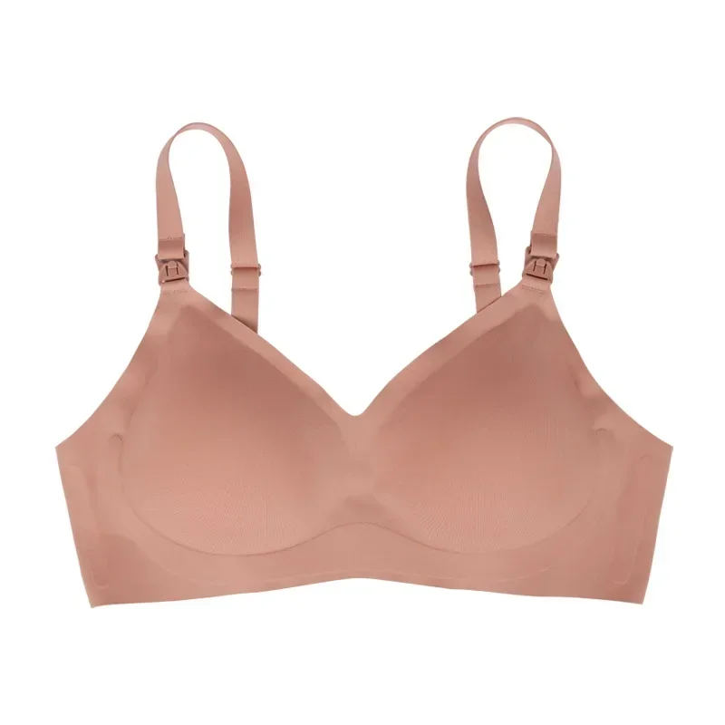 Reggiseno intimo Bottone aperto sul davanti Coppa in lattice Allattamento al seno Raccolta Allattamento al seno Gravidanza Gravidanza Dopo il parto Donne incinte