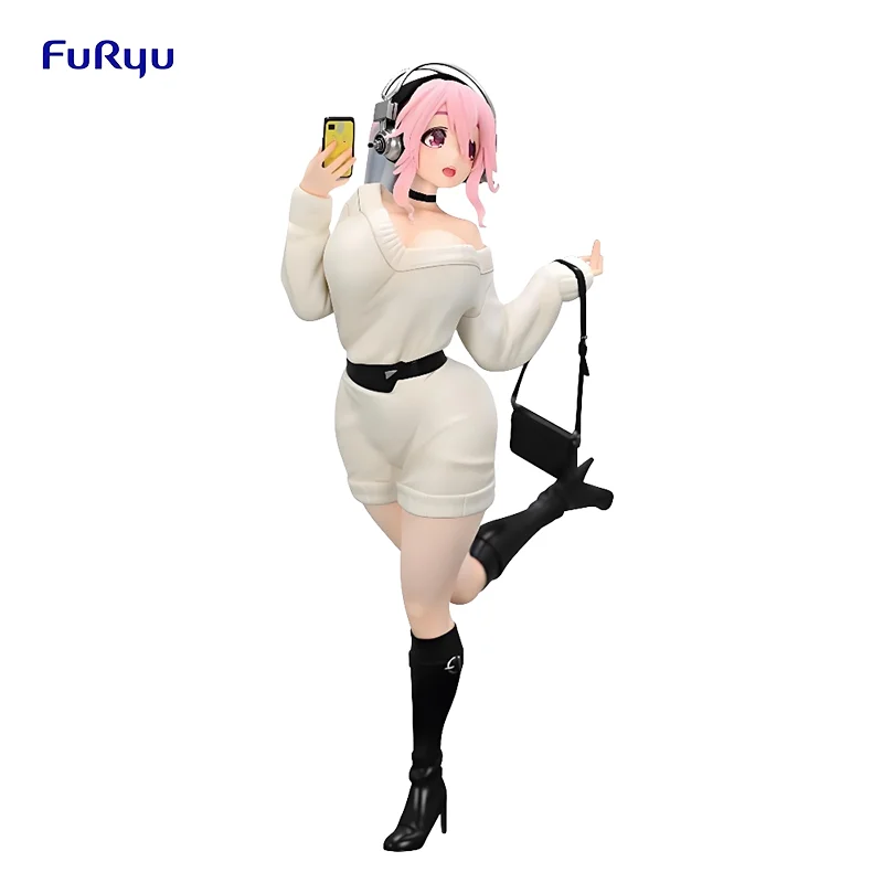 الأصلي FURYU سوبر سونيكو ذكريات الشتاء البلاستيكية 21 سنتيمتر أنيمي عمل أرقام اللعب تحصيل الهدايا للأطفال سطح المكتب الديكور #1