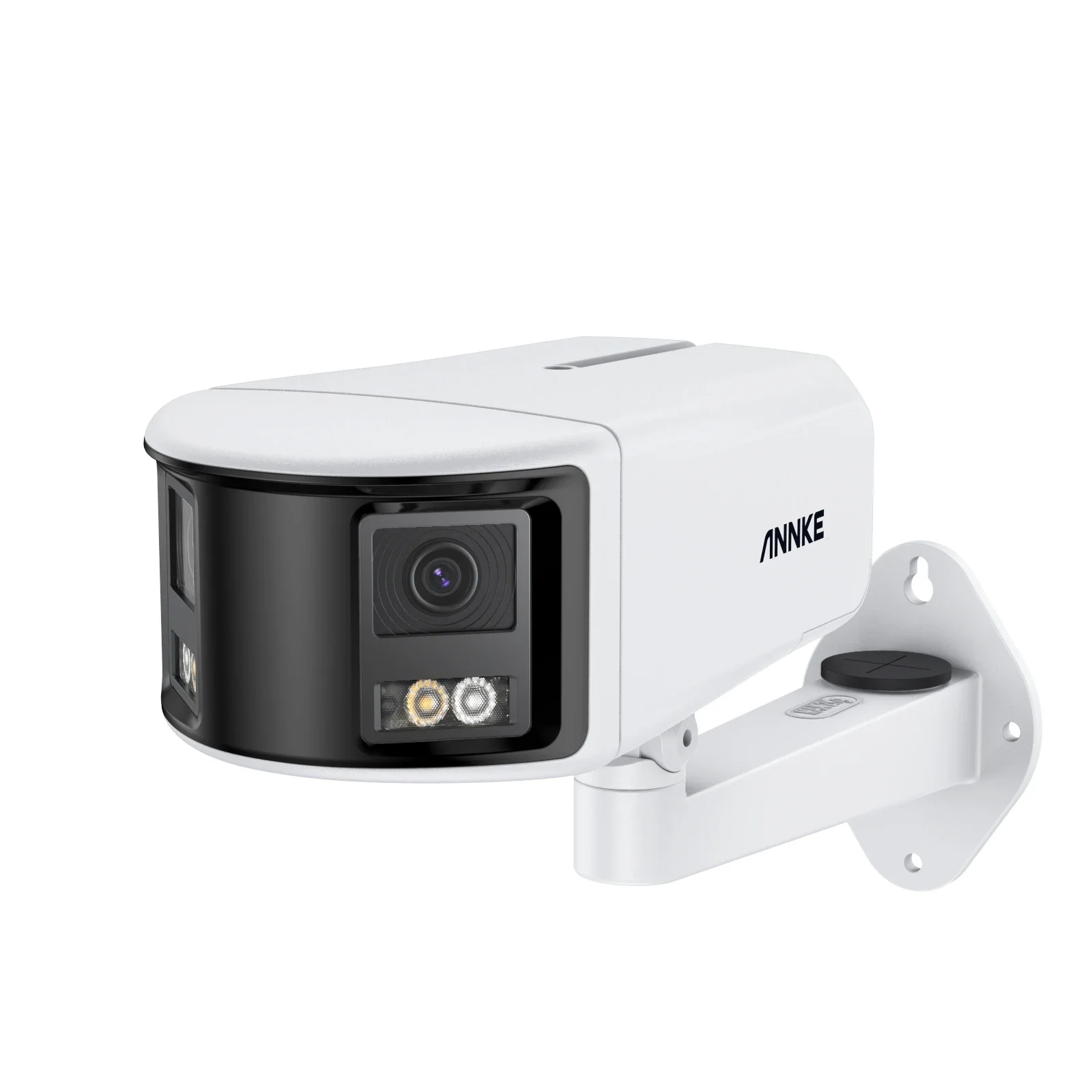 ANNKE 4K(8MP) Dual Lens Panoramic 180 FOV POE IP Fixed Network  White Light& IR & AI & Color Night