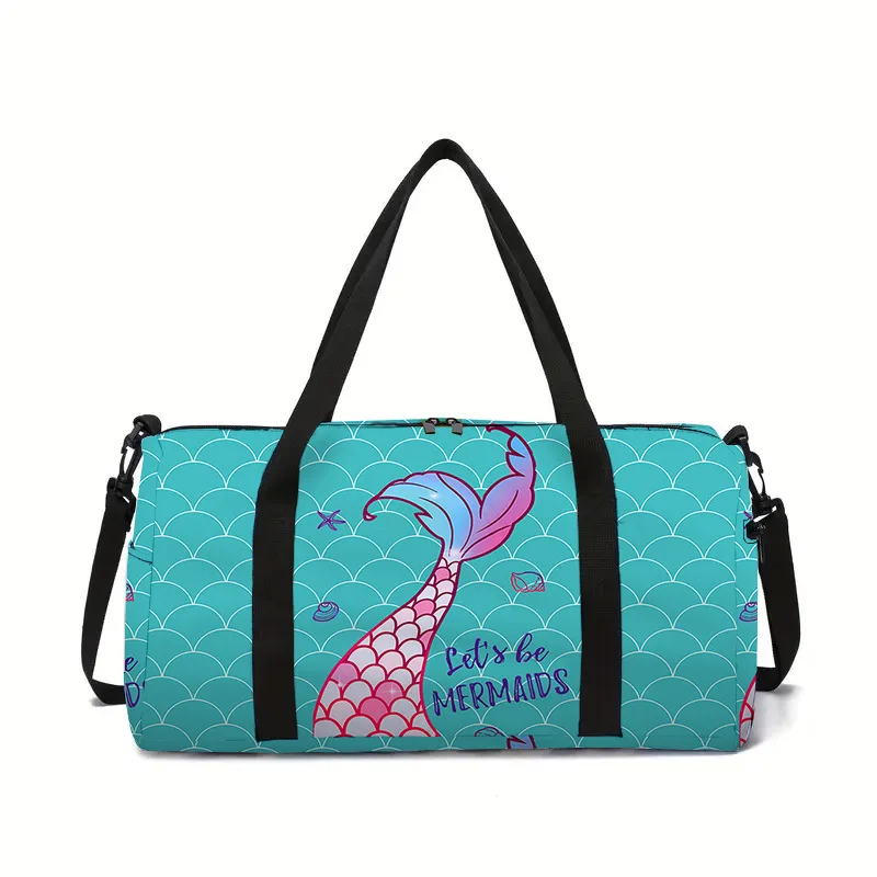 

Fashion medical care Haircut tools 3D Print Large Capacity Travel Bags Barrel Shape Crossbody Bag Sports Bags Gym Yoga Bag