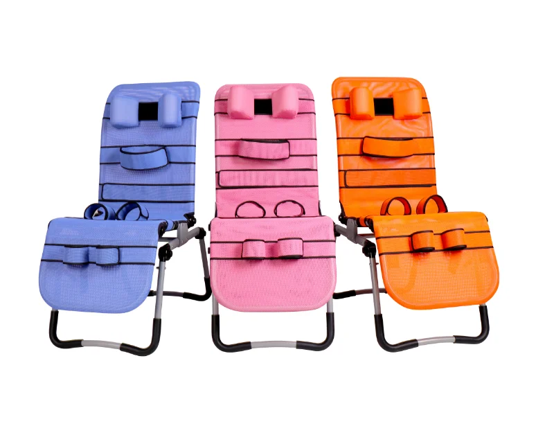 Skin Friendly Fabric Easy Adjustable Pediatric Bath Shower Chair For Disabled SMA CP Cerebral Palsy Child Children Kid