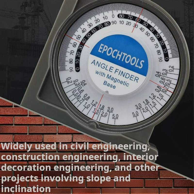 Angle ruler Horizontal slope multifunction Angular measurements tool FOR woodworker bricklaying Leveler Goniometer