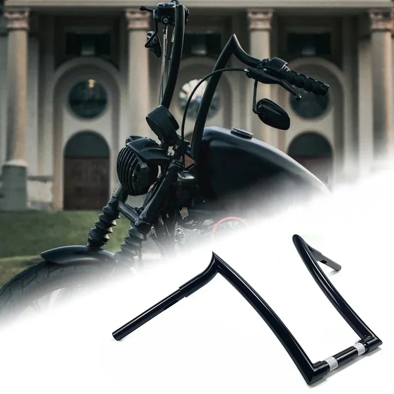 

Motorcycle 1-1/4" Ape Hanger Handlebars Goat horn For Harley Sportster XL1200 XL883 1998-2023 Dyna Fat boy 1996-2006 Accessories