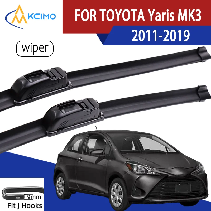 

Windscreen Window Wiper Blades For TOYOTA Yaris MK3 Hatchback 2011-2019 Cleaning Auto Accessories 24"+14"