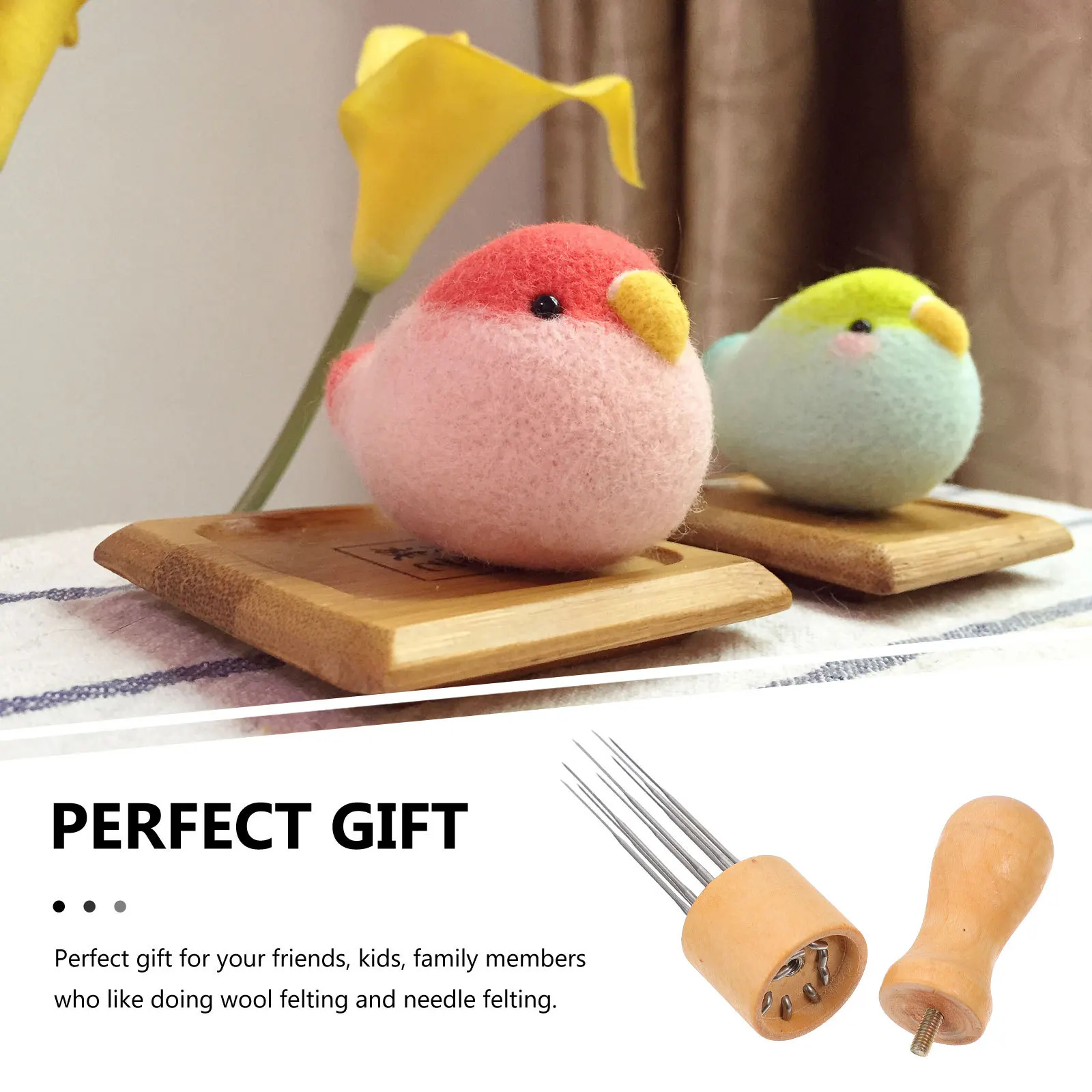 

Stainless Steel Needle Felting Needle Set Lightweight Durable DIY Wool Felting Tool Embroidery Craft Supplies Stitch Punch
