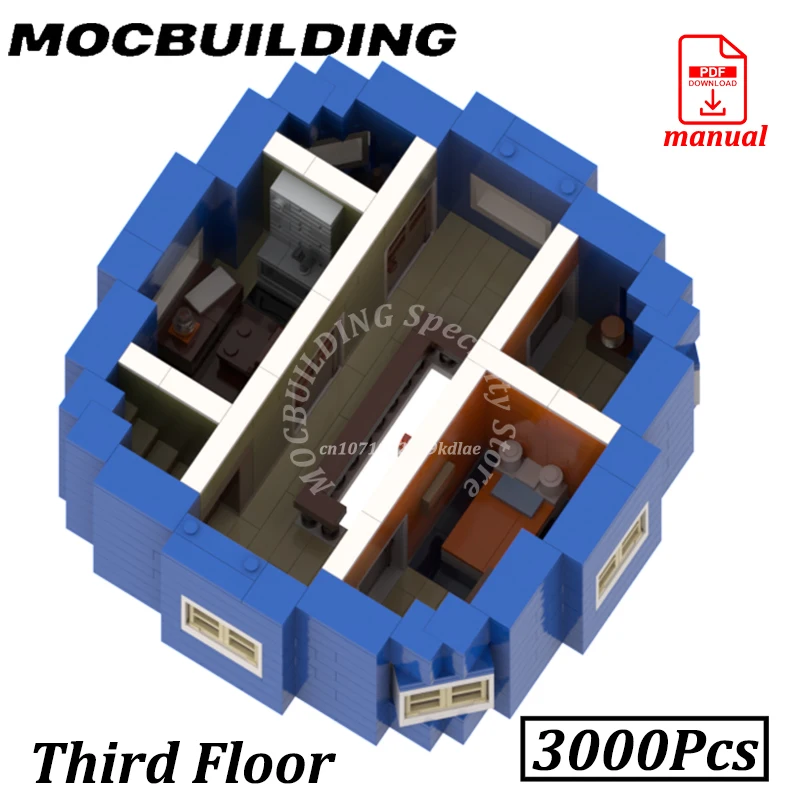핀란드 집 오두막 MOC 빌딩 블록 벽돌 장난감 크리 에이 티브 동화 건설 선물 생일 선물