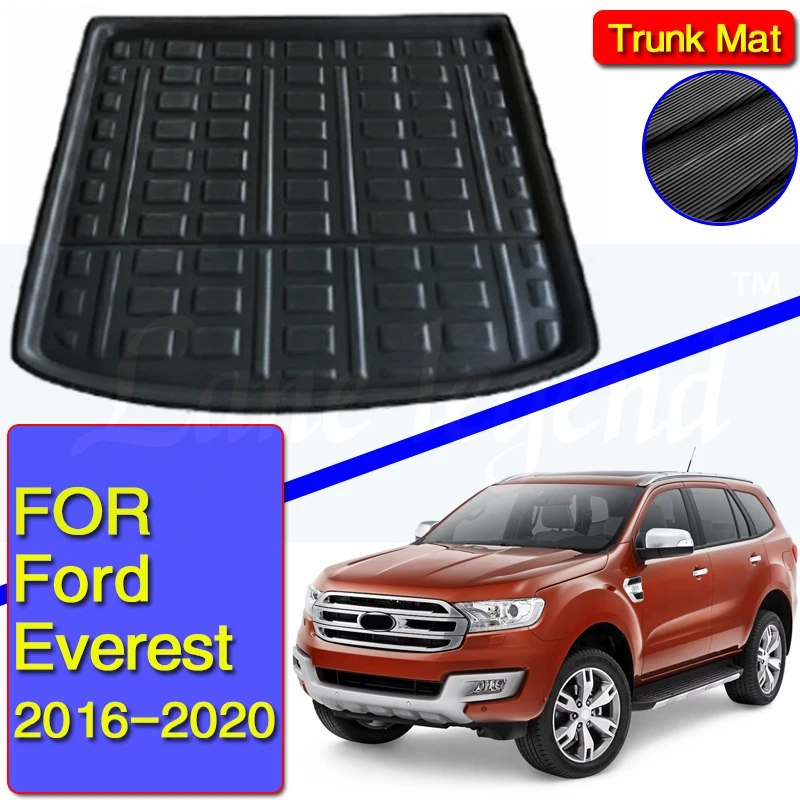 

For Ford Everest 2016 2017 2018 2019 2020 Boot Mat Rear Trunk Liner Cargo Floor Tray Carpet Mud Kick Protector