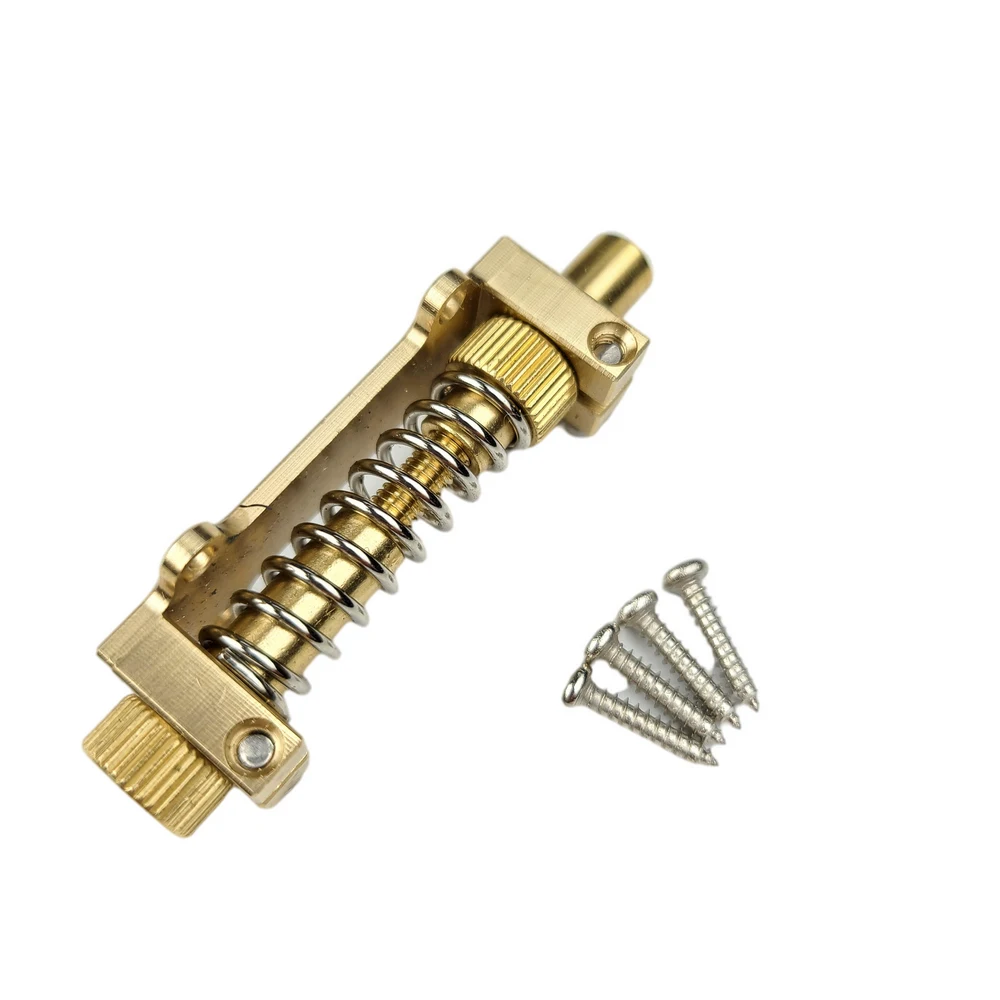 Kaynes Brass Guitar Tremolo Arming Adjuster Tremsetter Set Guitar Bridge Stopper Tremolo Stabilizer Stopper Kit
