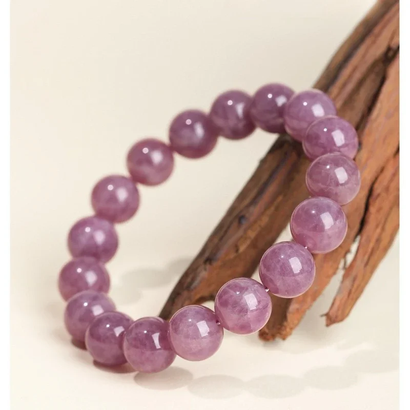 

Natural Purple Horse Powder Crystal Women's Bracelet Light Luxury Fashion Lucky Men's Bracelet, Gift