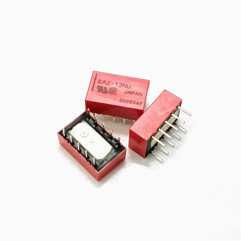 10piece  EA2-5NU 、EA2-12NU 、EA2-24NU  DIP-10  New small signal relay