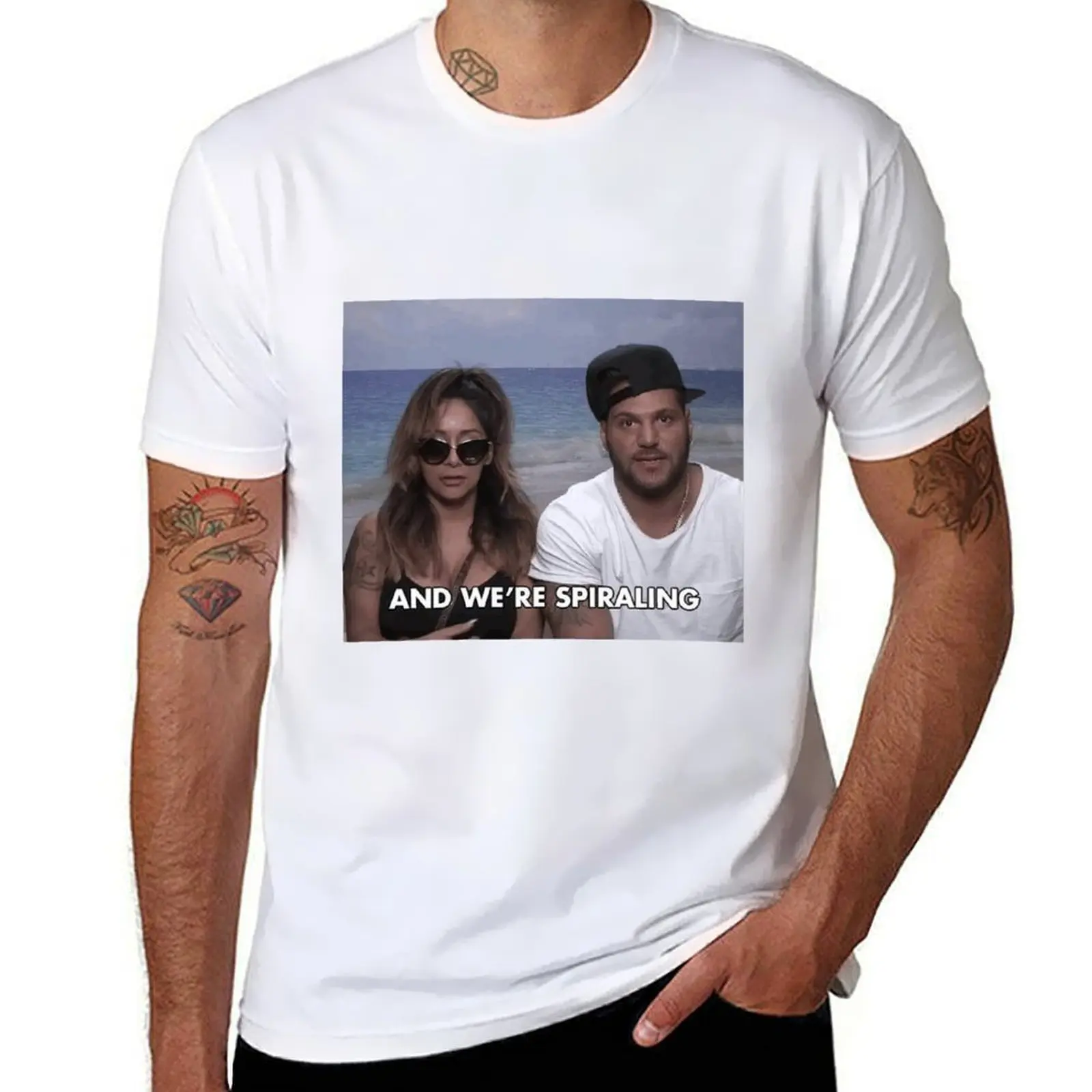 

And We're Spiraling T-Shirt t shirt man luxury t shirt custom print T-Shirt
