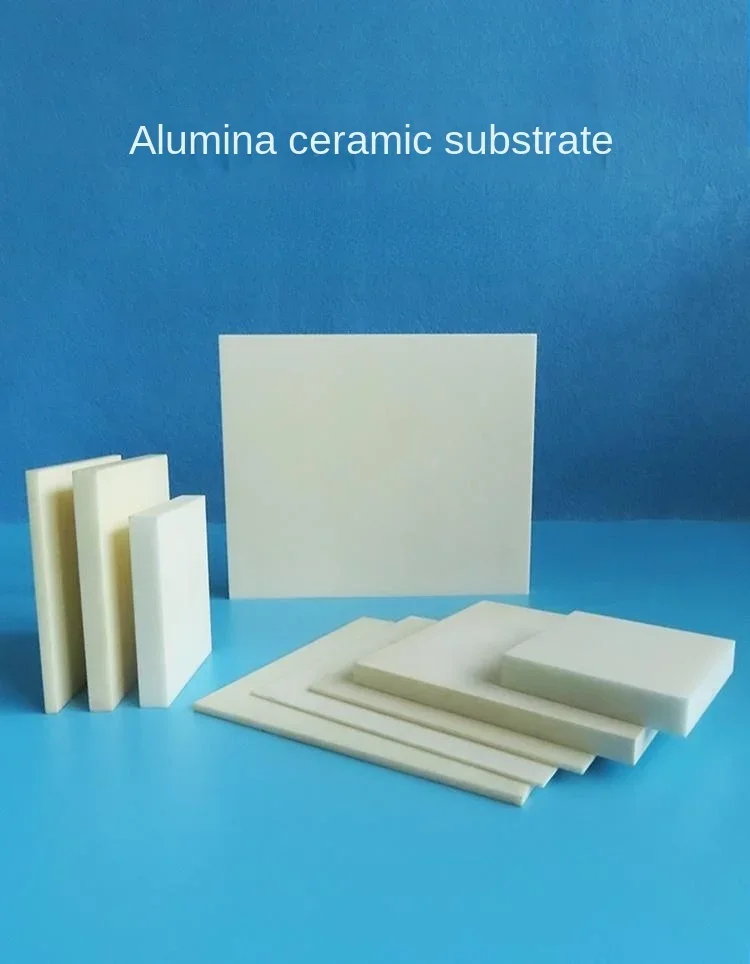 Imagem -06 - Personalizado 99 Alumina Cerâmica Isolante Corindo Board Quadrado Substrato para Pesquisa Científica 50 mm 100 mm 150 mm 220 mm