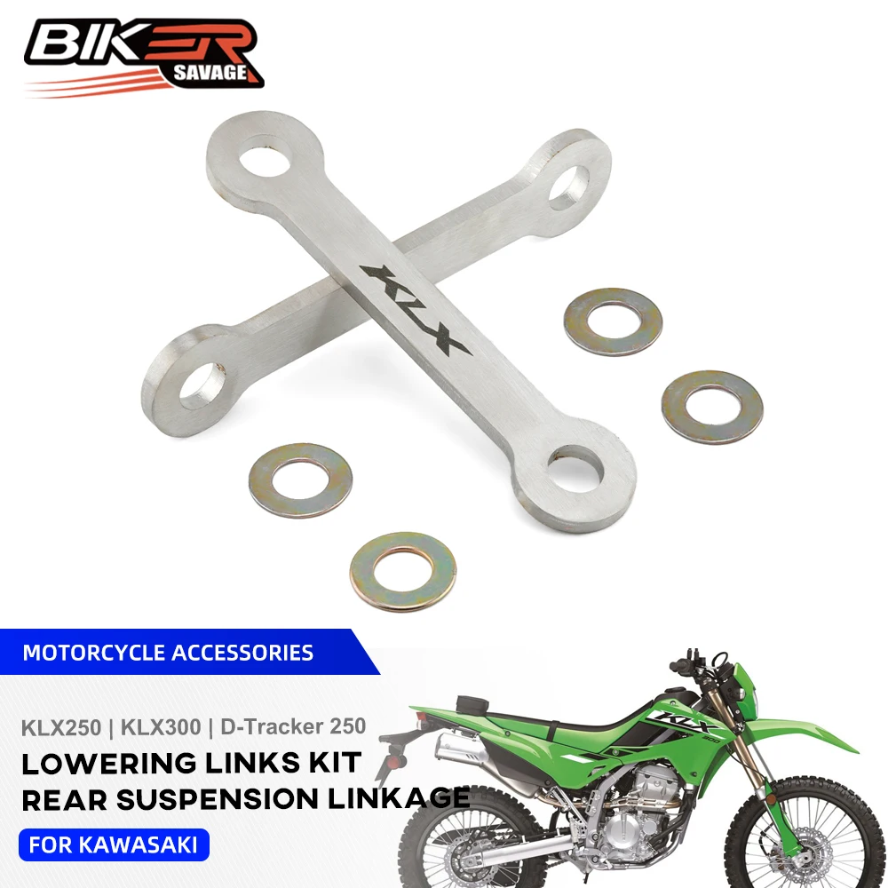 

Комплект понижающих звеньев KLX300 для Kawasaki D-Tracker 250 KLX 250 300 S/SF/SM/SR/R, аксессуары для мотоциклов, рычаг задней подвески