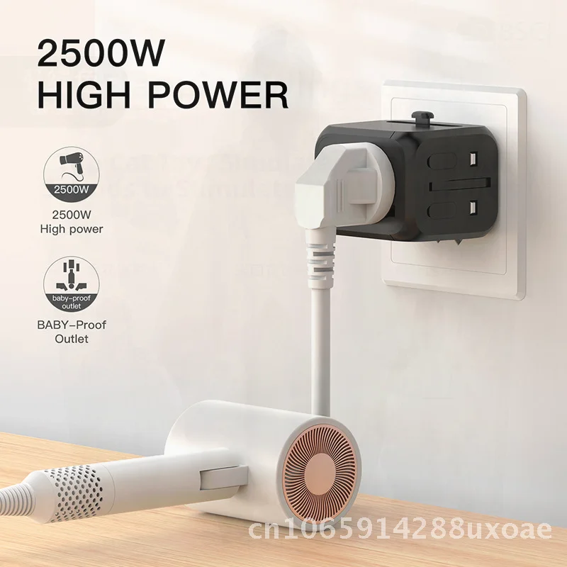 

Multi-function Travel Charger 176 Universal Socket Conversion Stand with 2 USB Ports Global Plug for US EU UK Australia