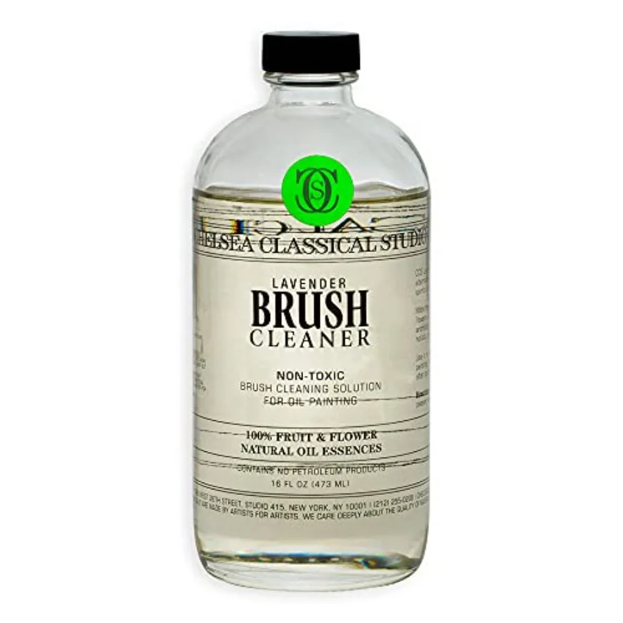

Chelsea Classical Studio Lavender Essence Brush Cleaner For Making Paintbrush Hair Subtle Maintaining Maximum Working Quality -