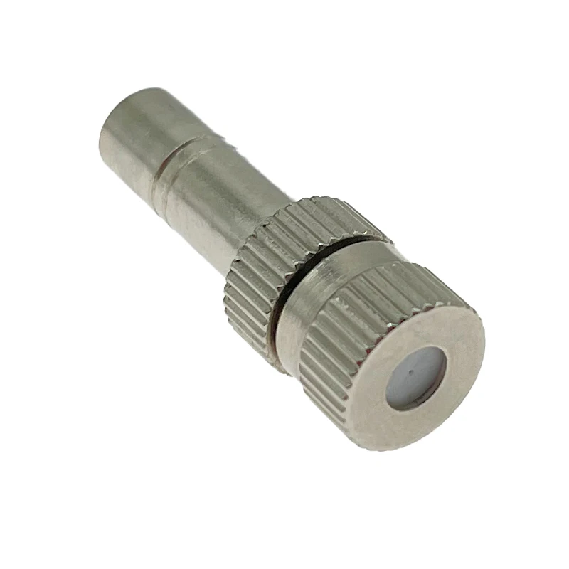 20pcs Pack 6MM Quick Fitting Brass Nozzles Misting Fogging Slip Lock Sprinkler for Home Garden Outdoor Use