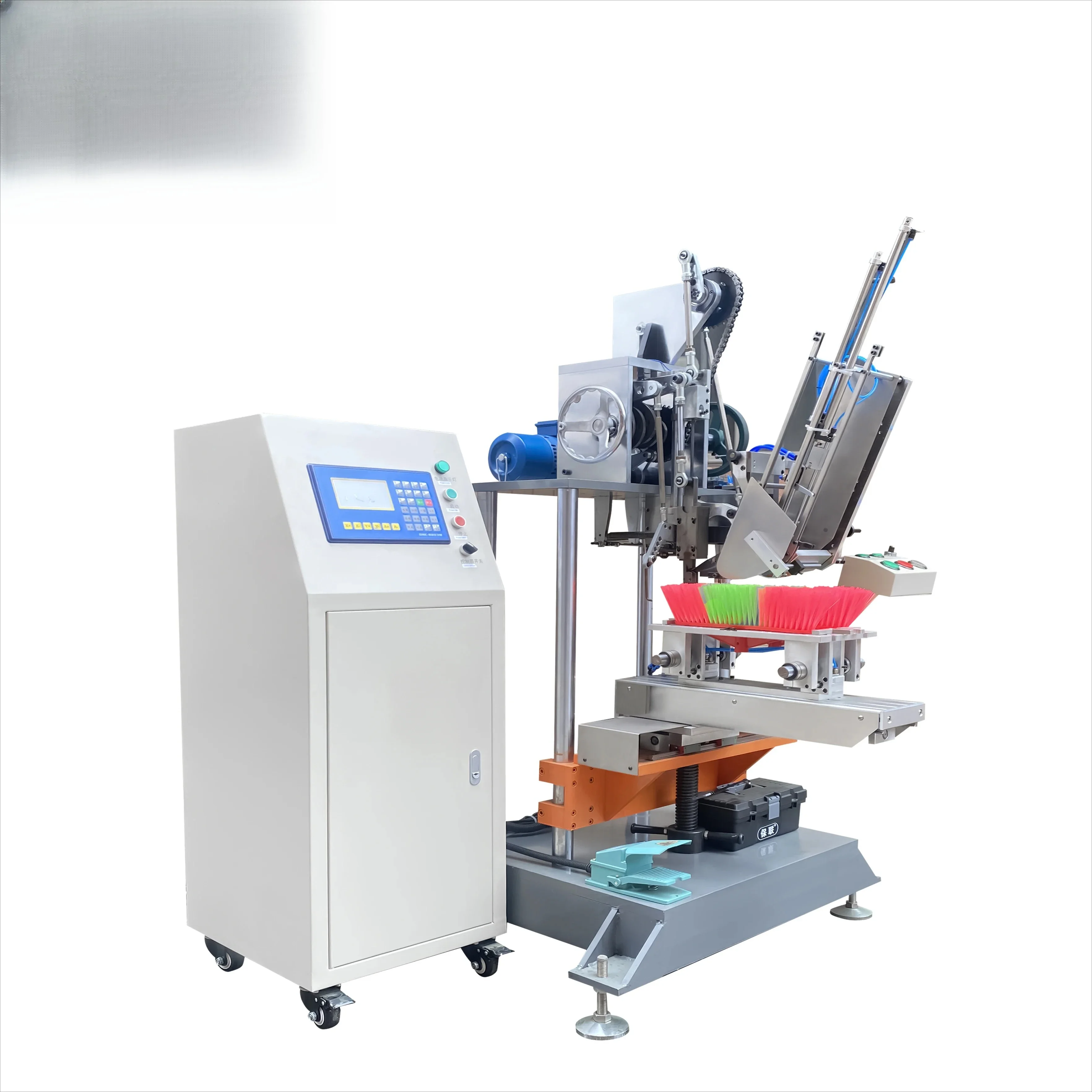 Customized 2 Axis One Tufting Head Machine For Plastic Base Household Broom
