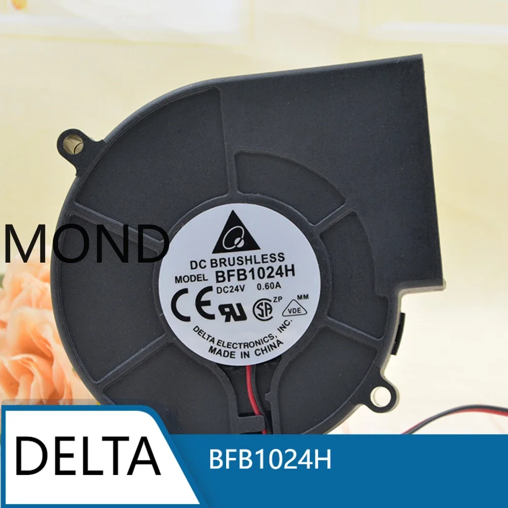 

Delta Blower 24V 0.60A BFB1024H 9733 9cm High Airflow Paper Suction Turbine Fan