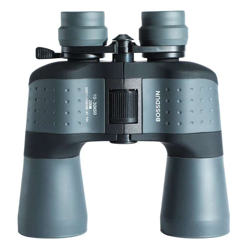 Bossdun 10-30x50 Paul Binocular Telescope Bak4 FMC Waterproof Fogproof for Hunting Hiking Bird Watching Sport Events