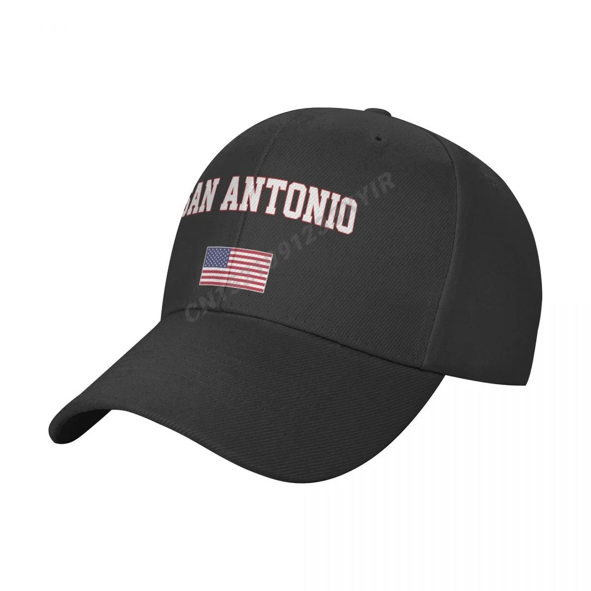 

Baseball Cap San Antonio America Flag USA United States City Wild Sun Shade Peaked Adjustable Outdoor Caps