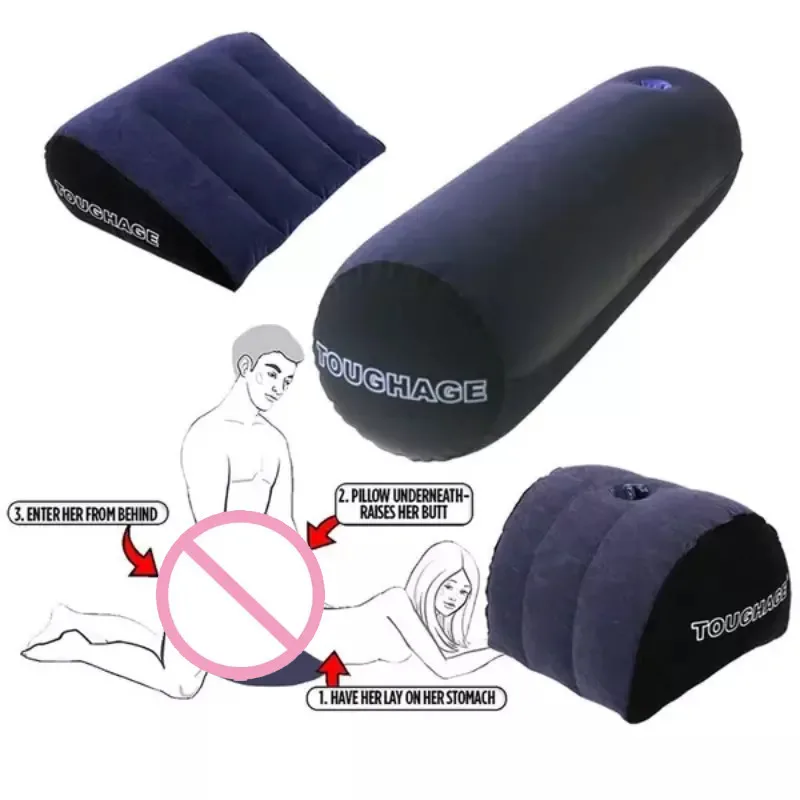 

Sex Toy Inflatable Mount Bolster Roll Yoga Pillow For Women Long Round Cushion Aid For Couples Masturbation Positioning Deeper