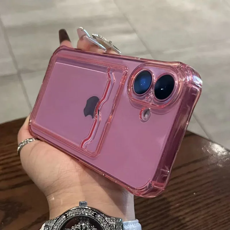 Für Vivo V50 Y19S Y04 Y03 Y28 Y36 Y27 Y100 Y200E Y17S V40 Lite V30 Pro Y16 Y02S Y22S Y35 Y02T Y21S Y21A Brieftasche Karte Klare Abdeckung