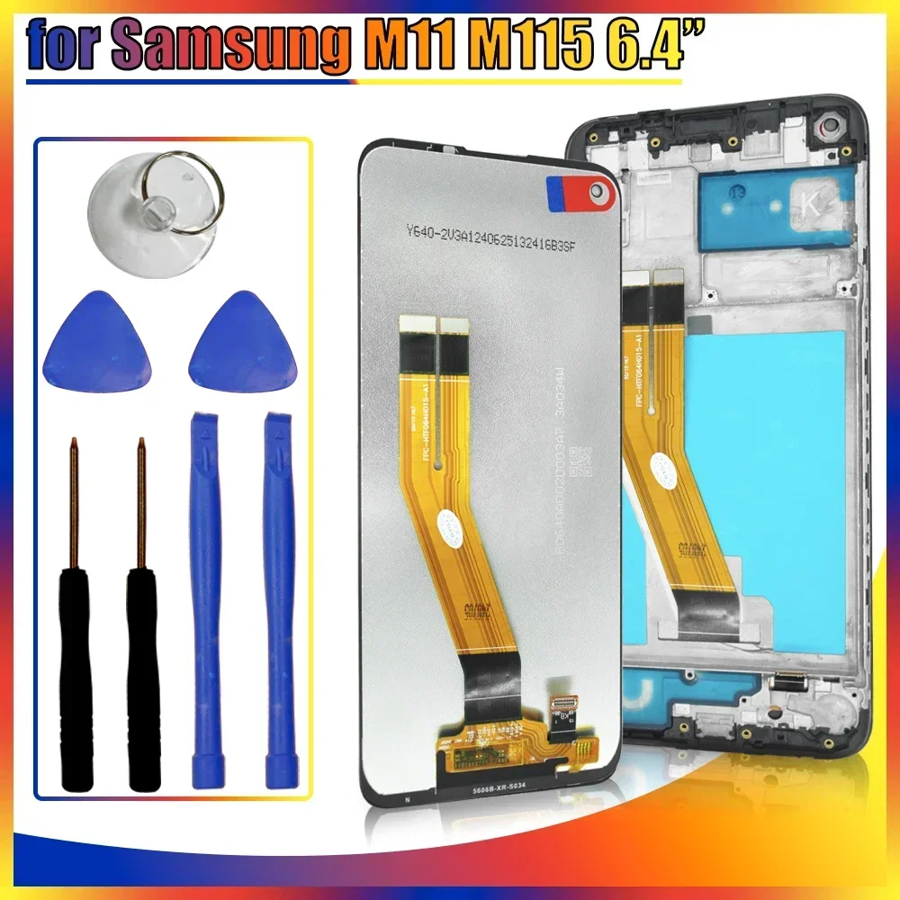 New LCD for Samsung Galaxy M11 M115F LCD Display Touch Screen Digitizer for Samsung M11 M115F M115M LCD Replacement Display