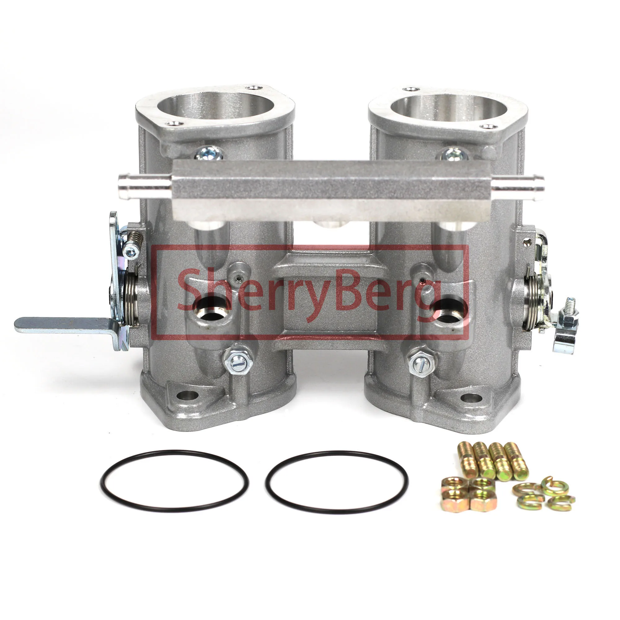 SherryBerg 45MM 45DCOE 45 DCOE Weber EMPI Style Sidedraft Corpo farfallato con binario carburante EFI Colata e materiali di alta qualità