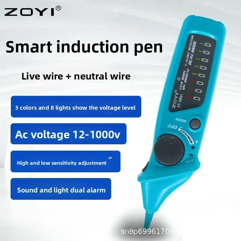 ZT‑DB01 Non‑Contact Voltage Tester Intelligent Electric Pen Live Neutral Wire Circuit Detector for Electricians