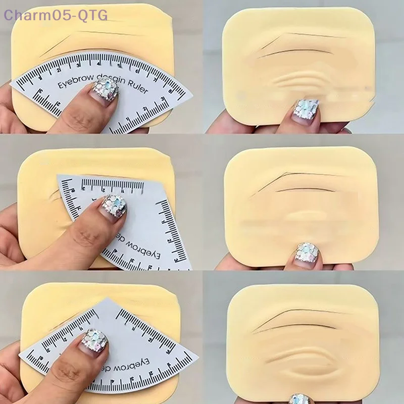 

Fast Drawing Eyebrow Design Ruler Microblading Mapping Tool Shaping Permanent Makeup Drawing Guide Ruler Tattoo Supplies Reuse