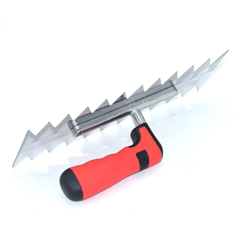 Imagem -04 - Espátula Ferramenta Putty Knife Ambos os Lados Series Two-color Handle Raspe Parede Ferramenta Bricklayer Material 11 Aço Inoxidável