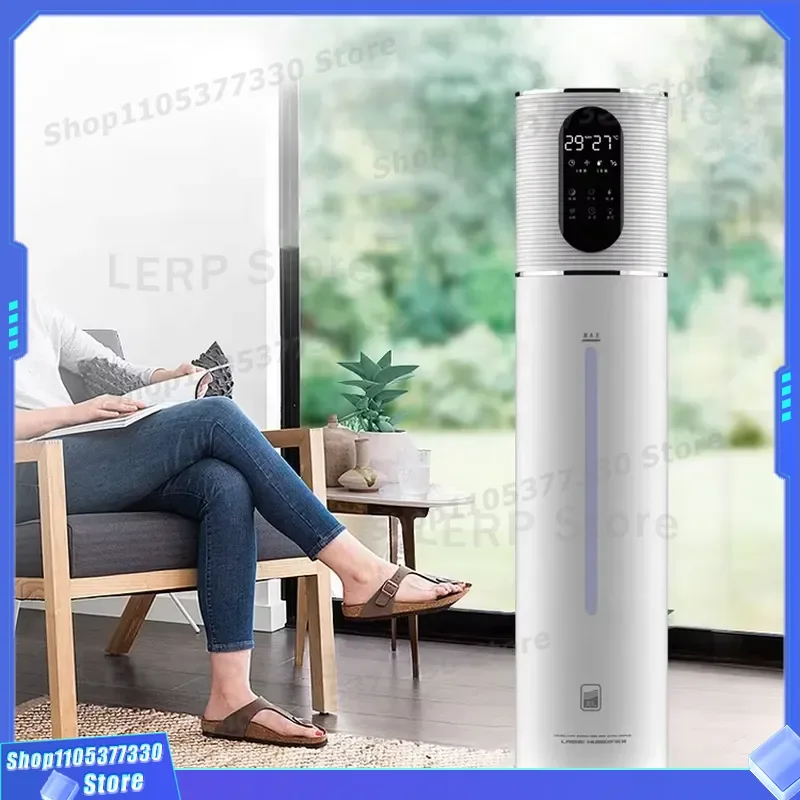 8L Large Capacity Floor Standing Humidifier Remote Control Intelligent Aromatherapy Diffuser Warm Mist Air Moisturizer for