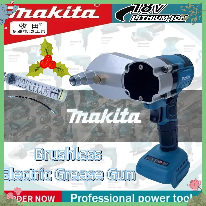 

Makita Brushless Electric Grease Gun Wireless Fully Automatic High-Pressure Excavator Specific Grease Gun For Makita 18V