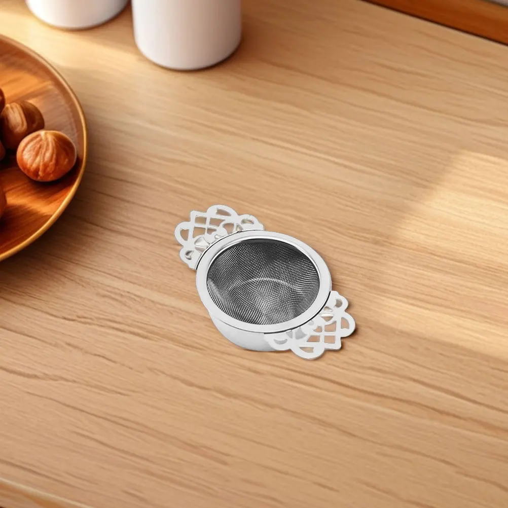 

Stainless Steel Tea Strainer Filter Fine Mesh Infuser Loose Holder Bowl Small Coffee Steeper