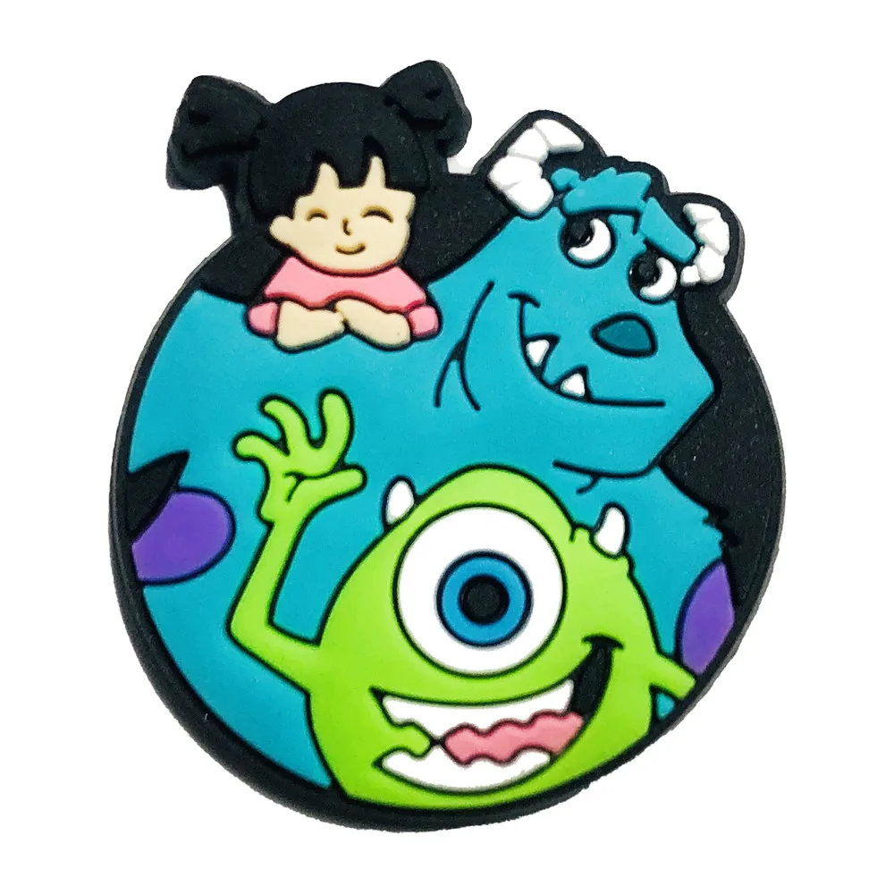 16/20/36/50 Stück Monsters Inc. University Schuh-Charms, Cartoon-Clog-Sandalen-Schuhdekorationen, Accessoires, Schnallen, Freunde, Geschenke – Detail 18